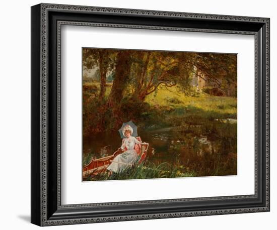 Lady in a Punt-Henry John Yeend King-Framed Giclee Print