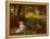 Lady in a Punt-Henry John Yeend King-Framed Premier Image Canvas