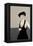 Lady in Black with Red Headband, 2016-Susan Adams-Framed Premier Image Canvas