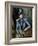 Lady in Blue (Madame Cézann), C1900-Paul Cézanne-Framed Giclee Print