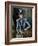 Lady in Blue (Madame Cézann), C1900-Paul Cézanne-Framed Giclee Print