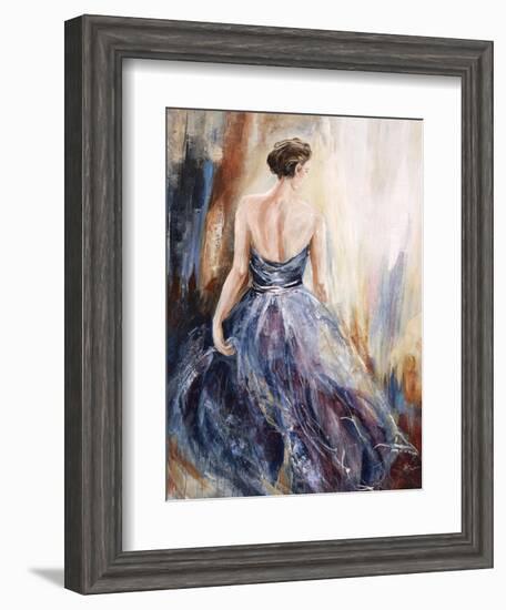 Lady in Blue-Farrell Douglass-Framed Giclee Print