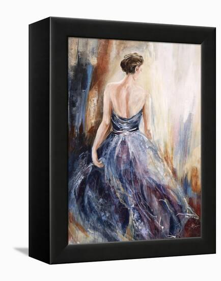Lady in Blue-Farrell Douglass-Framed Premier Image Canvas