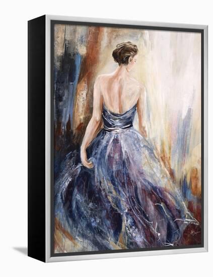 Lady in Blue-Farrell Douglass-Framed Premier Image Canvas