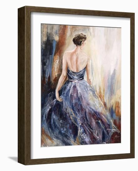 Lady in Blue-Farrell Douglass-Framed Giclee Print