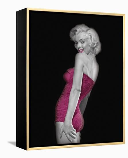 Lady In Pink-The Chelsea Collection-Framed Stretched Canvas