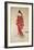 Lady In Red-Kyosai-Framed Art Print