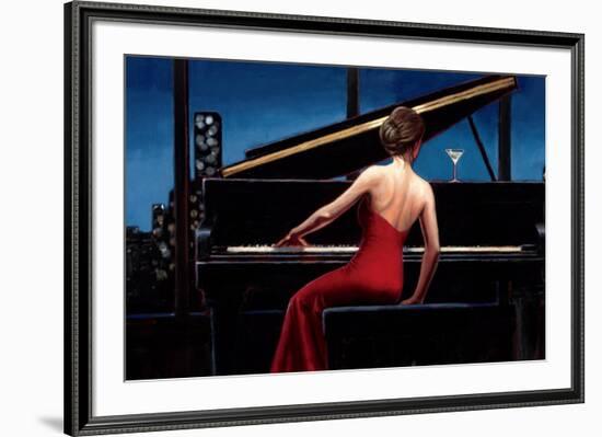 Lady in Red-Marco Fabiano-Framed Art Print