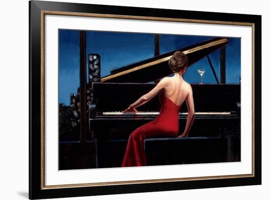 Lady in Red-Marco Fabiano-Framed Art Print