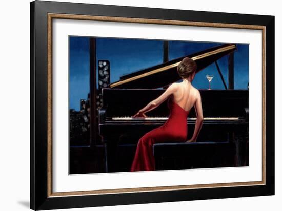 Lady in Red-Marco Fabiano-Framed Art Print