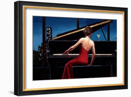 Lady in Red-Marco Fabiano-Framed Art Print