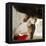 Lady in Red-Elena Ilku-Framed Premier Image Canvas