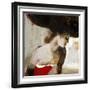 Lady in Red-Elena Ilku-Framed Giclee Print