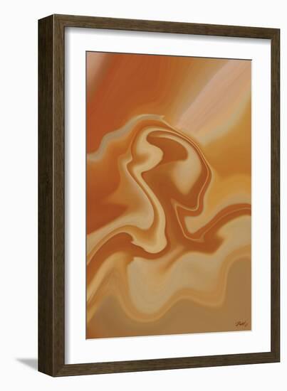 Lady in the Breeze-Rabi Khan-Framed Art Print