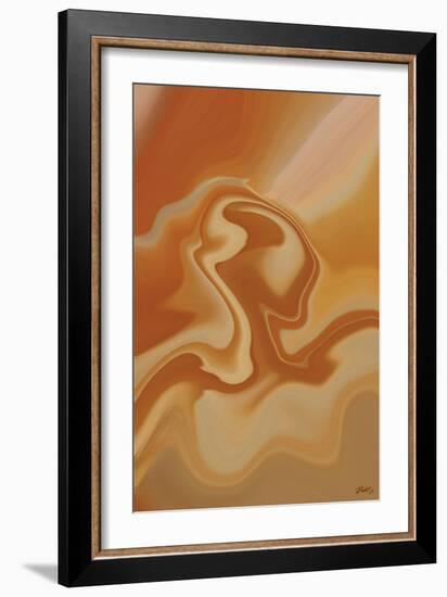 Lady in the Breeze-Rabi Khan-Framed Art Print