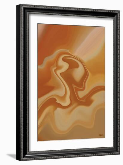 Lady in the Breeze-Rabi Khan-Framed Art Print