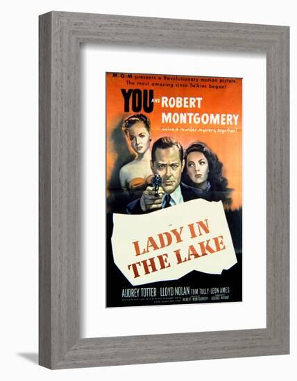 Lady in the Lake - Movie Poster Reproduction-null-Framed Photo