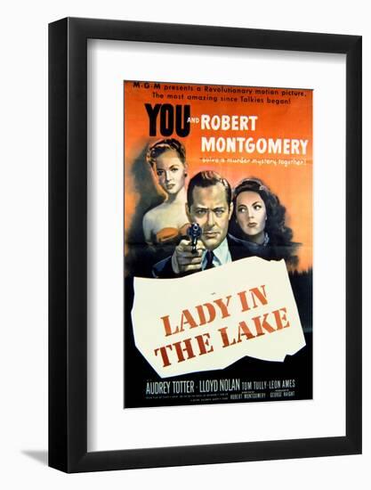 Lady in the Lake - Movie Poster Reproduction-null-Framed Photo