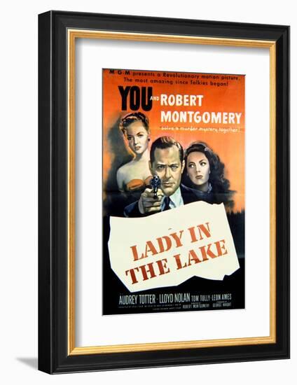 Lady in the Lake - Movie Poster Reproduction-null-Framed Photo