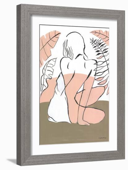 Lady in the Palms-Jessica Mingo-Framed Art Print