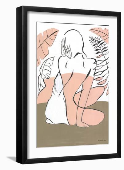 Lady in the Palms-Jessica Mingo-Framed Art Print