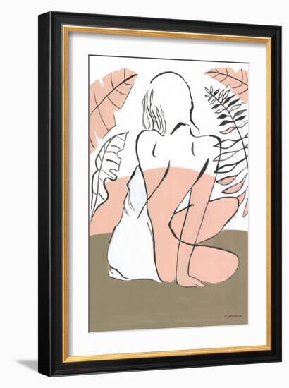 Lady in the Palms-Jessica Mingo-Framed Art Print