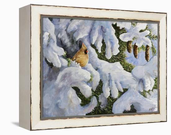 Lady in the Pines-Sarah Davis-Framed Premier Image Canvas