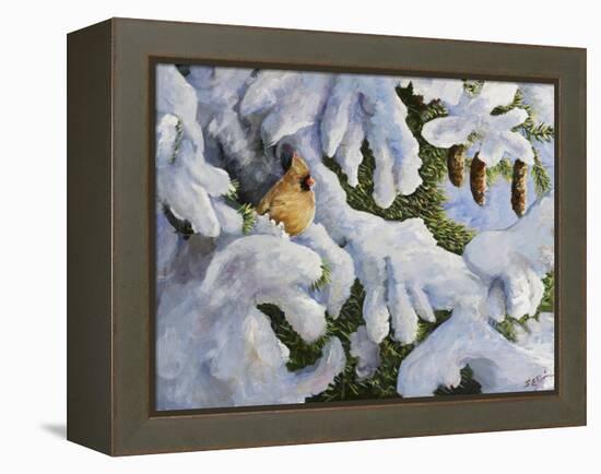 Lady in the Pines-Sarah Davis-Framed Premier Image Canvas