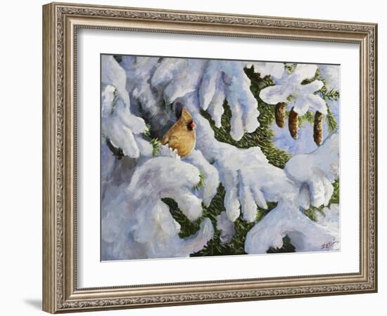 Lady in the Pines-Sarah Davis-Framed Giclee Print