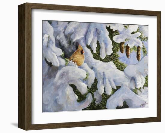 Lady in the Pines-Sarah Davis-Framed Giclee Print