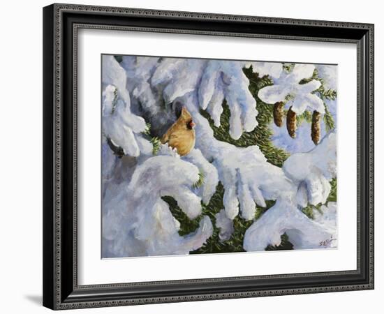 Lady in the Pines-Sarah Davis-Framed Giclee Print