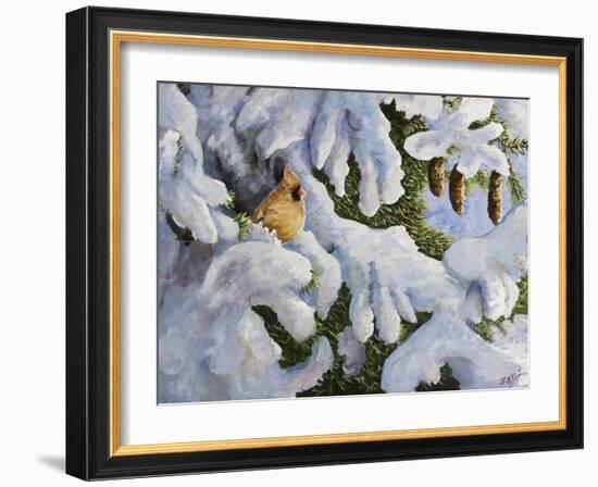 Lady in the Pines-Sarah Davis-Framed Giclee Print