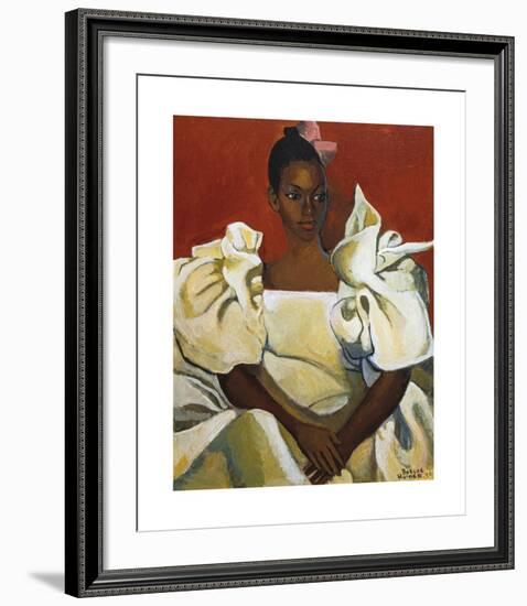 Lady in White Dress-Boscoe Holder-Framed Premium Giclee Print