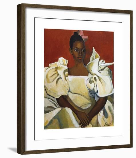 Lady in White Dress-Boscoe Holder-Framed Premium Giclee Print