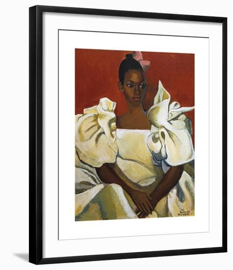 Lady in White Dress-Boscoe Holder-Framed Premium Giclee Print