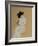 Lady in White on Chair, 2015-Susan Adams-Framed Giclee Print