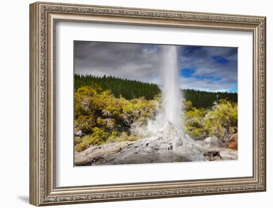 Lady Knox Geyser Waiotapu-null-Framed Art Print