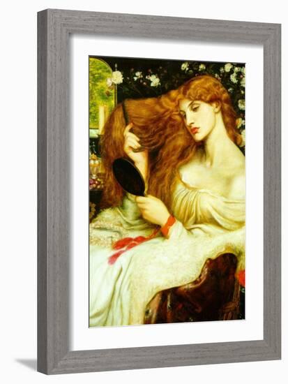 Lady Lilith-Dante Gabriel Rossetti-Framed Art Print