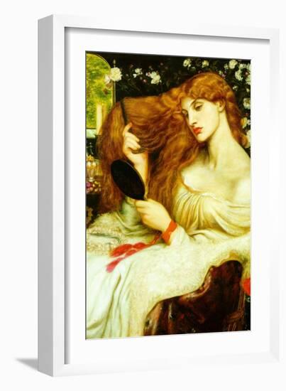 Lady Lilith-Dante Gabriel Rossetti-Framed Art Print