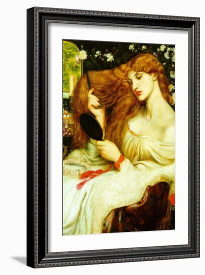 Lady Lilith-Dante Gabriel Rossetti-Framed Art Print