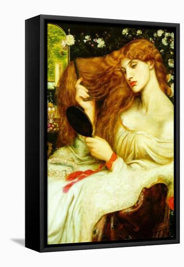 Lady Lilith-Dante Gabriel Rossetti-Framed Stretched Canvas