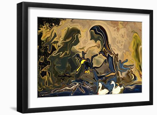 Lady Lovers-Rabi Khan-Framed Art Print