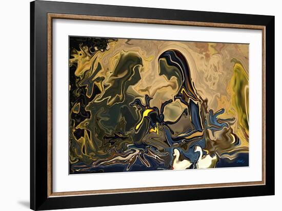 Lady Lovers-Rabi Khan-Framed Art Print