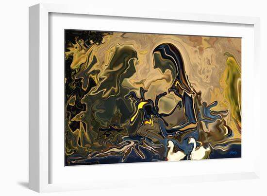 Lady Lovers-Rabi Khan-Framed Art Print