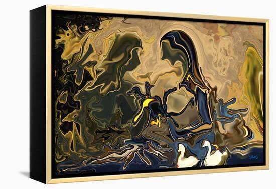 Lady Lovers-Rabi Khan-Framed Stretched Canvas