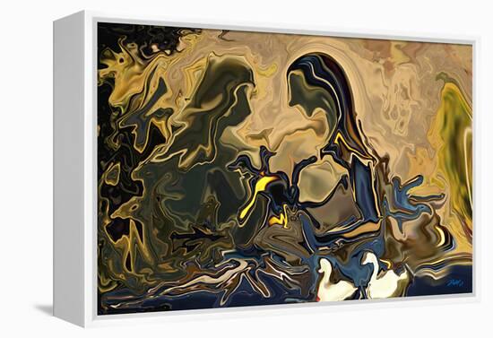 Lady Lovers-Rabi Khan-Framed Stretched Canvas