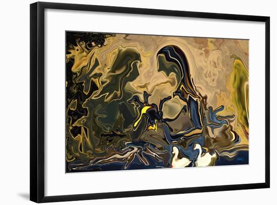 Lady Lovers-Rabi Khan-Framed Art Print