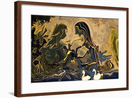 Lady Lovers-Rabi Khan-Framed Art Print