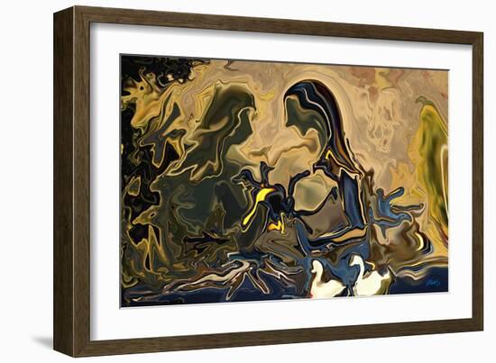 Lady Lovers-Rabi Khan-Framed Art Print