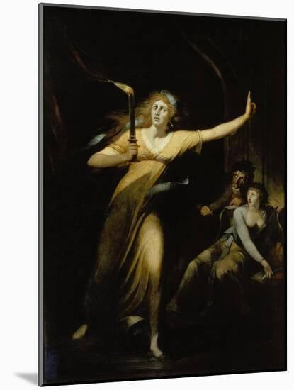 Lady Macbeth, 1784-Henry Fuseli-Mounted Giclee Print